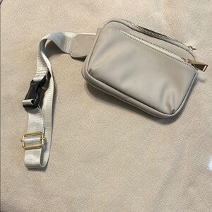 Stylish Beige Crossbody Bag